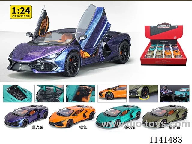 1:24 pull back alloy car W L/M