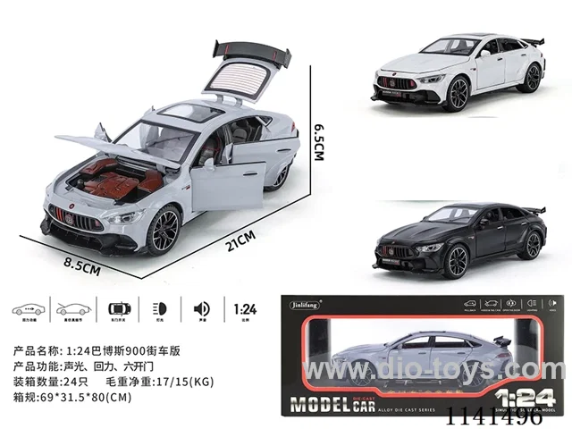1：24 pull back alloy car W L/M