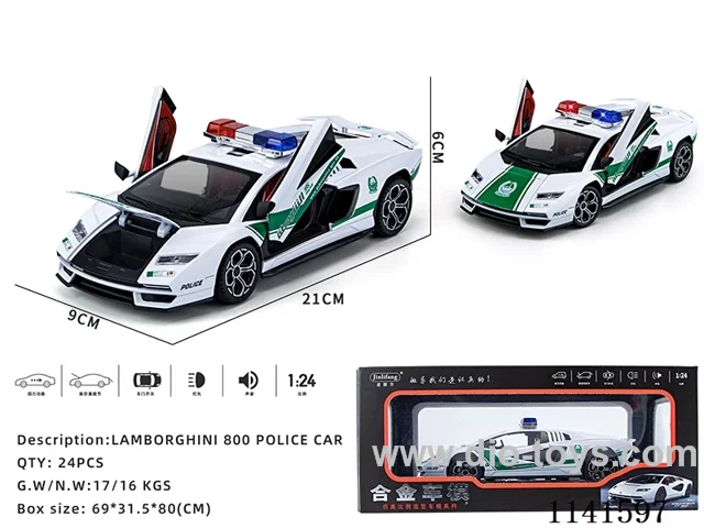 1：24 pull back alloy car W L/M