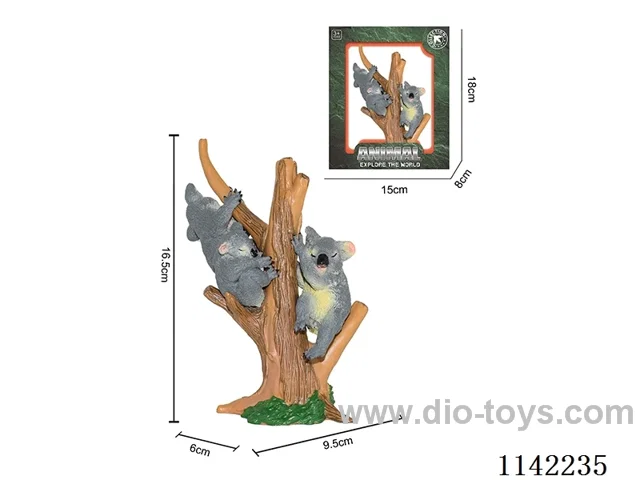 Tree Climbing Koala Scene Set