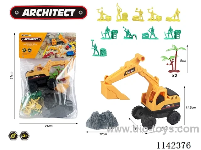 Scooter Engineering Vehicle Scene Set