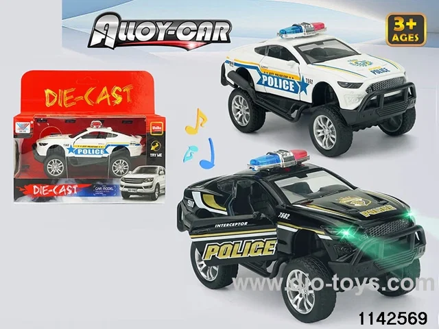 1:32 Alloy Pull Back Car W L/M
