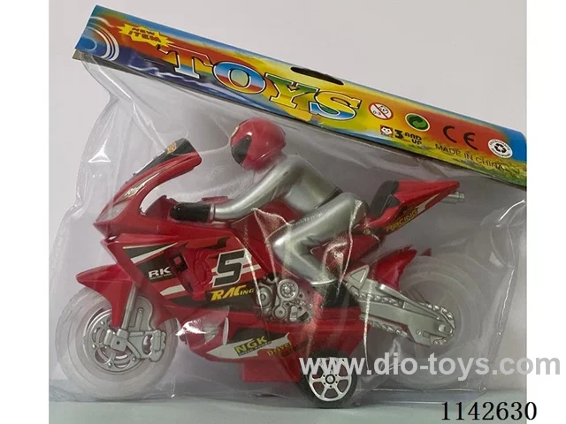 Inertia motorbike - transparent wheels - with lights
