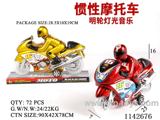 Inertia Motorbike - transparent Wheels - Music with Lights