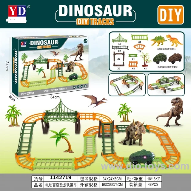 Electric versatile dinosaur rail car