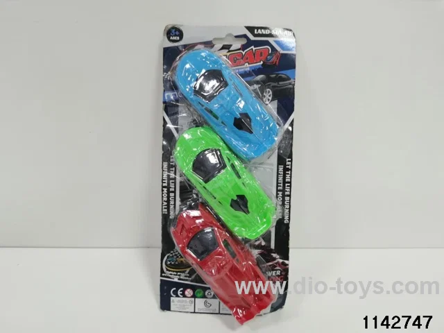 3pcs pull back car