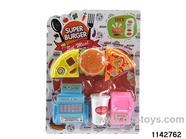 Play House Cashier Burger Toys