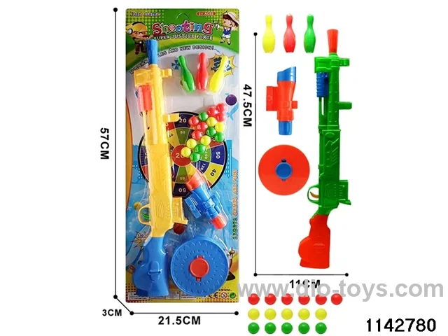 Softball table tennis gun