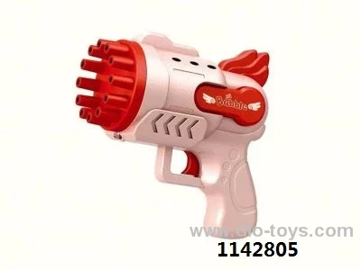 12 holes electric bubble gun toy in opp bag