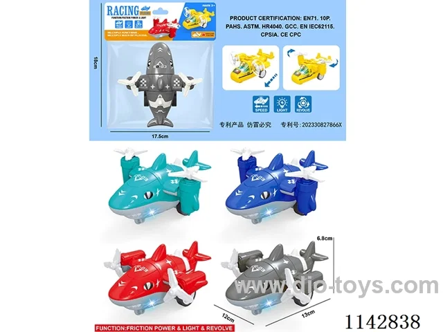 Dual Inertia 2-axis Aerobatic Shark Aeroplane (with lights)