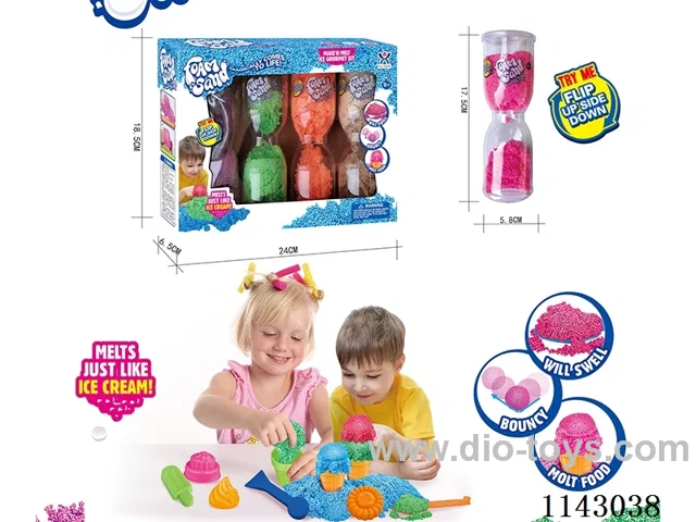 Expanded Snow Cream 4 cans*4 colours (Long Hourglass Jar/40g*4)