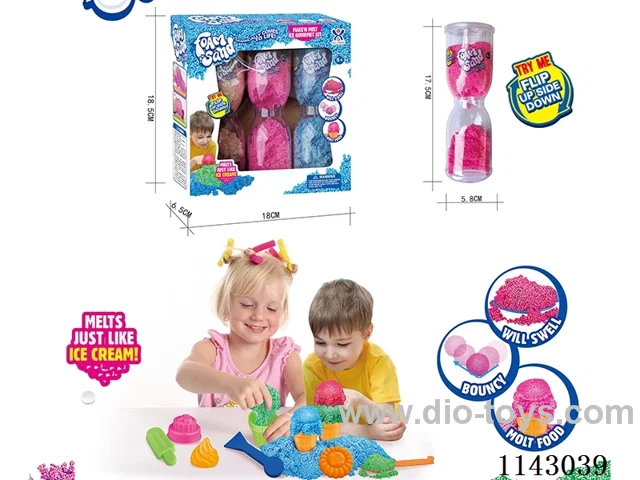 Expanded Ice Cream 3 cans*3 colours (Long Hourglass/40g*3)