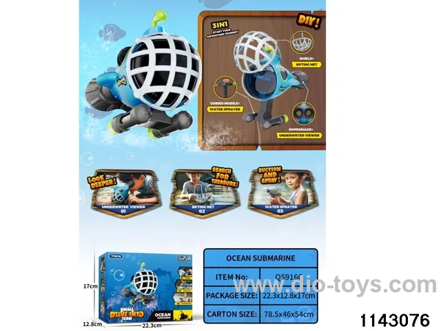 3-in-1 Multi-Functional Submarine