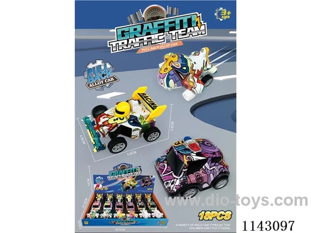 Alloy Doodleback Car & Plane (3 mixes, 24pcs/box)