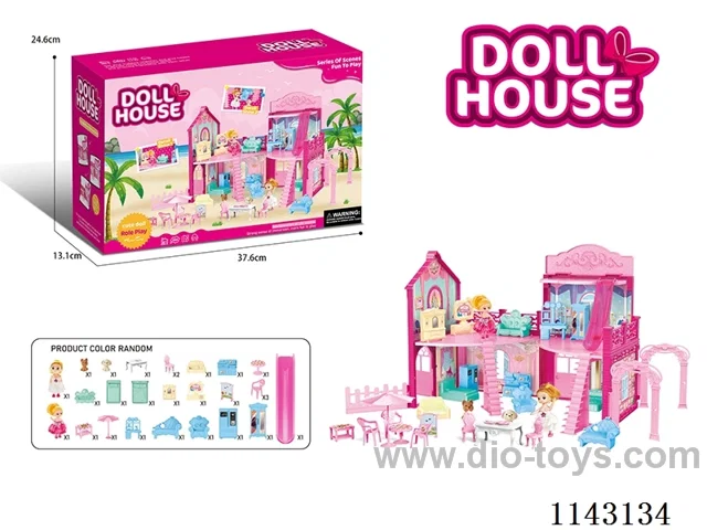 Fantasy Princess Theme House with Lights (Folding Storage Model)