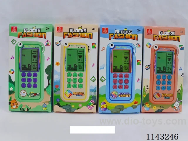 Tetris game machine "AA battery 2 PCS not included".