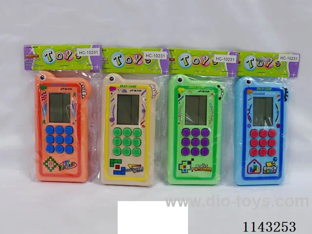 Tetris game machine "AA batteries 2 PCS not included".