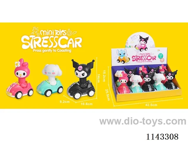 4-wheel inertia pressure car 10PCS