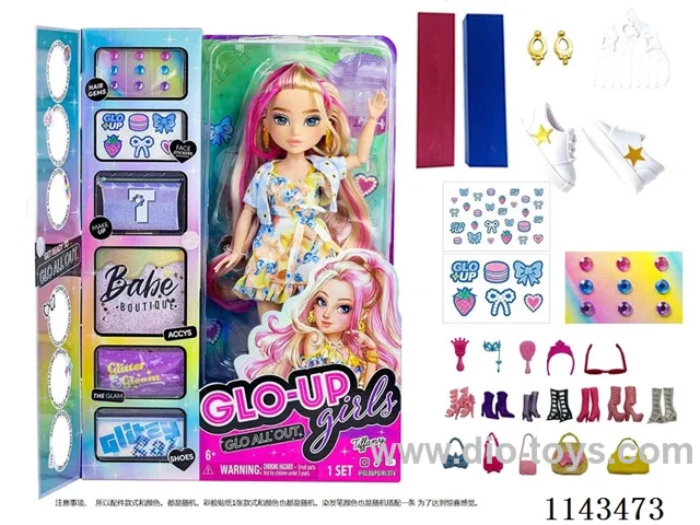 10 inch 12 joints solid body surprise fashion doll