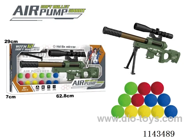 Soft bullet gun