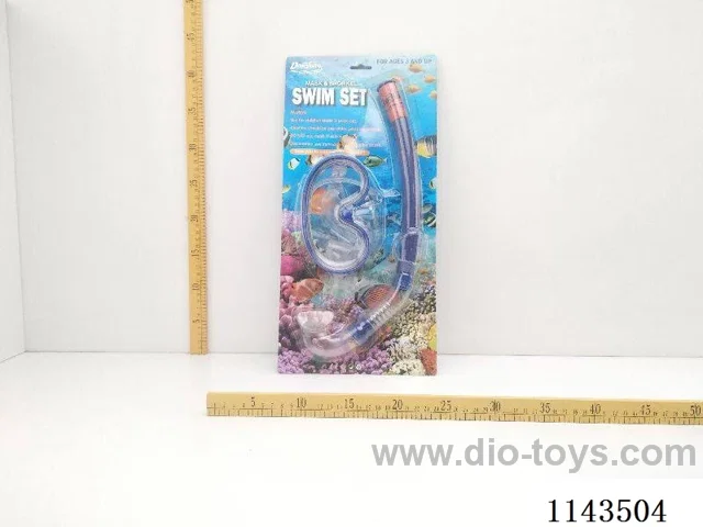 Diving Goggle Tube Set (Yellow, Blue & Green Mixed Colours)