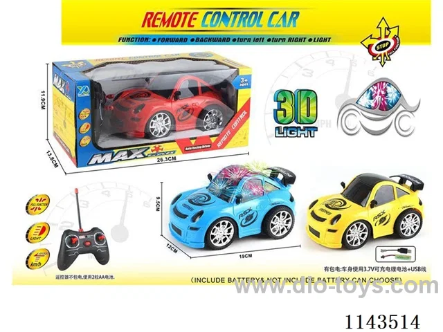 4ch rc car with 3D lights included battery