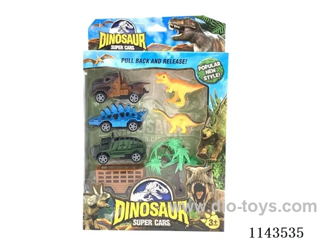 pull back dinosaur car