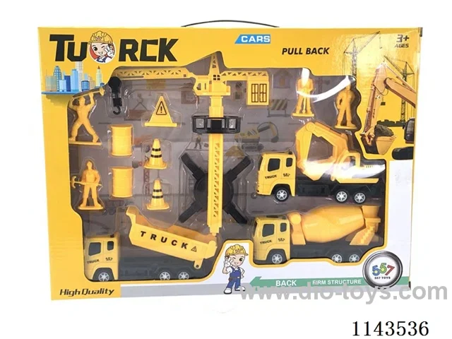 pull back Engineering Vehicle Set