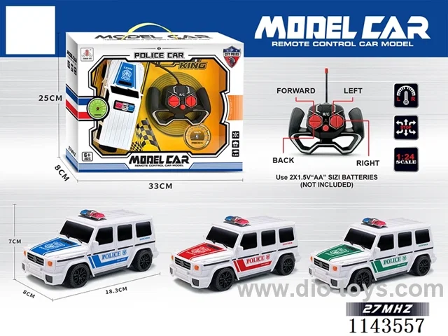 1:24 4ch RC car 3color mixed loading not include battery in Gilf box