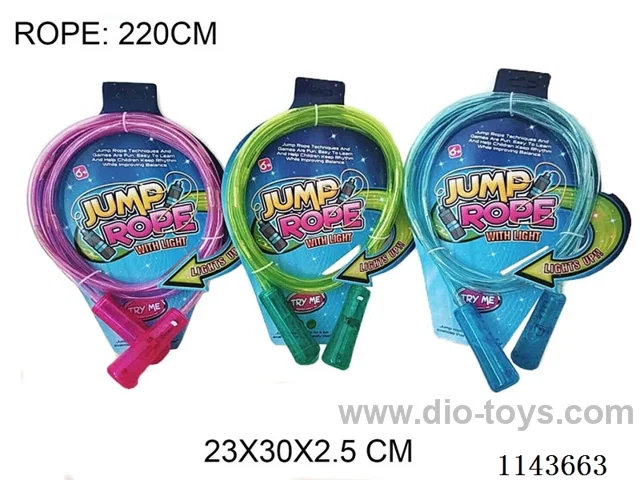Jump Rope with Lights Package Electricity, 3PCSXAG13 included