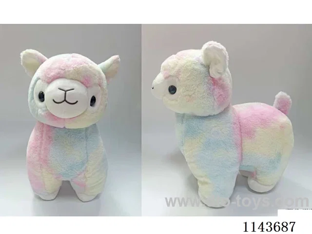 47cm Camouflage Pink Alpaca Plush Doll