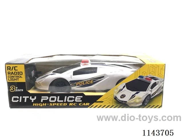 1:14 Lamborghini police car 4ch RC car with headlight (package battery)