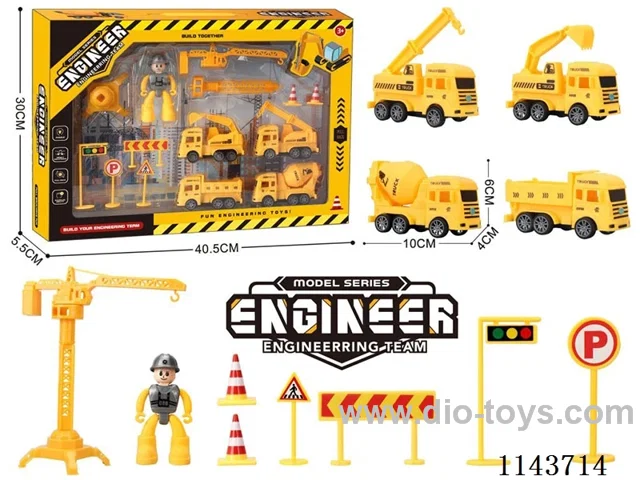 pull back Engineering Vehicle