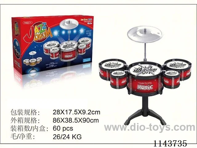 Jazz drum five drum set