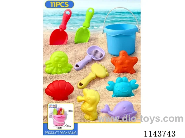 Beach Toys Mesh Bag 11pcs