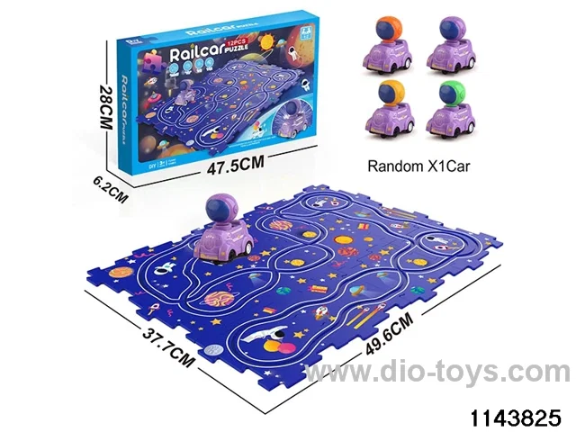 Electric Space Puzzle Railcar