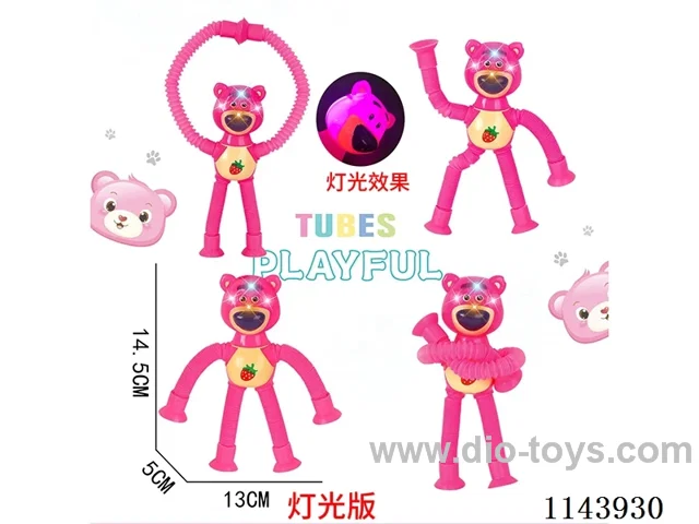 Decompression Retractable Pink Bear
