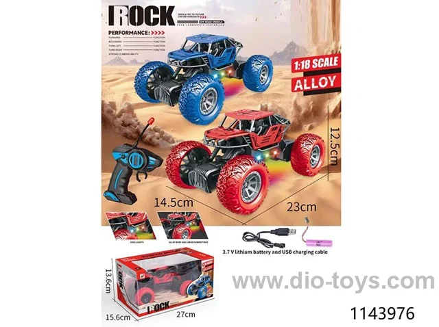 1:18 4ch rc alloy climbing car/include battery