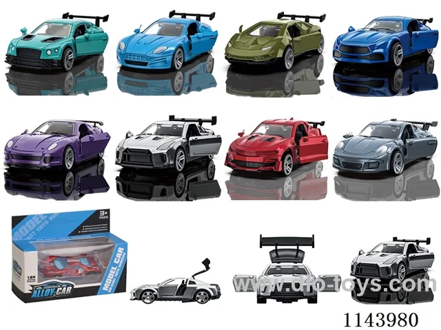 1:60 pull back alloy car