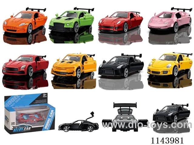 1:60 pull back alloy car