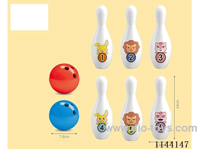 Bowling (6 bottles 2 balls 14CM)