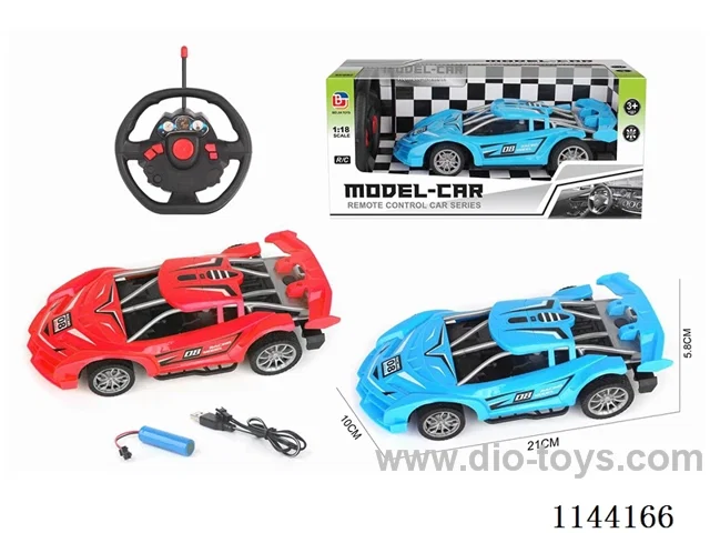 27MHZ 1：18 4ch rc car included battery