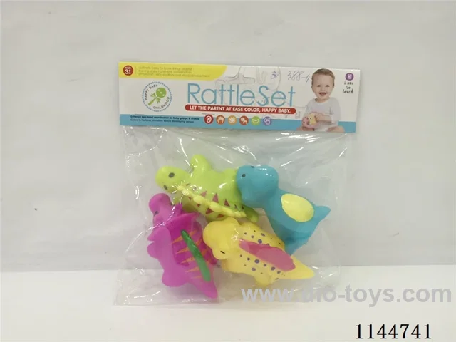 Soft plastic dinosaurs 4pcs