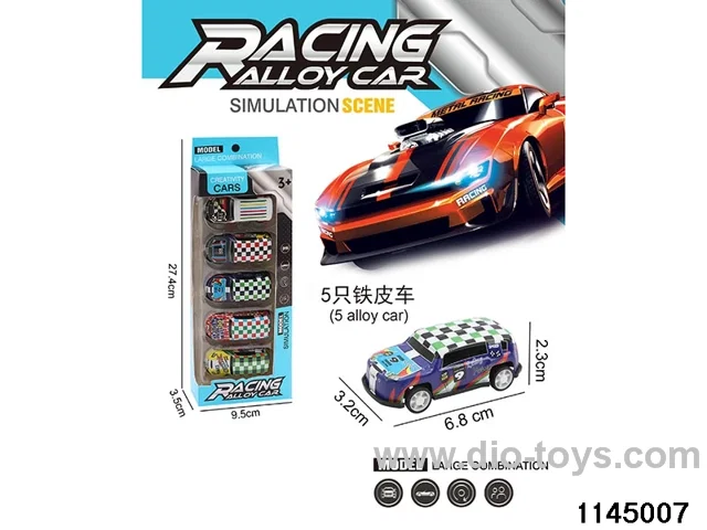 6.8cm sliding vehicle set