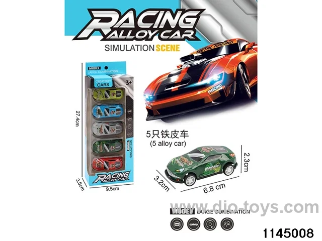 6.8cm sliding vehicle set