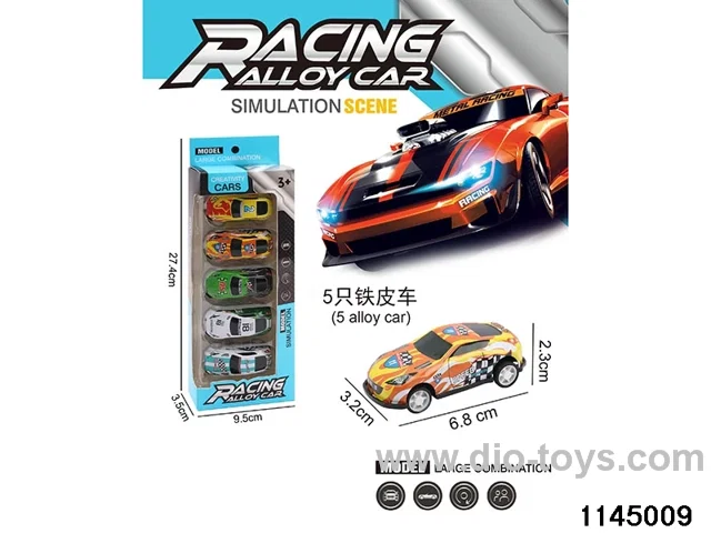 6.8cm sliding vehicle set