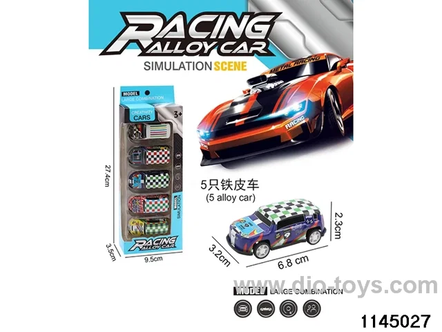 6.8cm pull back car set