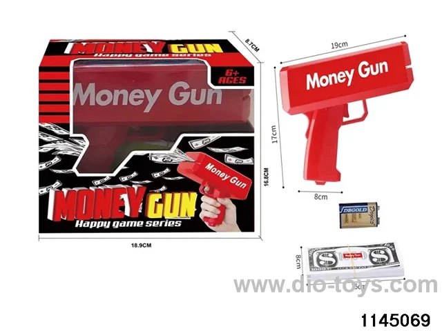 money-spraying gun