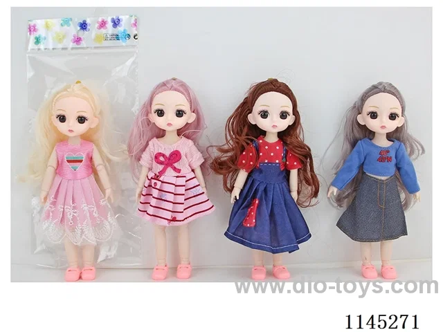 8’ 20cm 13 jointed 3D dolls mixed bag