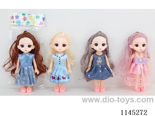 6’ 16cm 5 jointed 3D dolls mixed bag